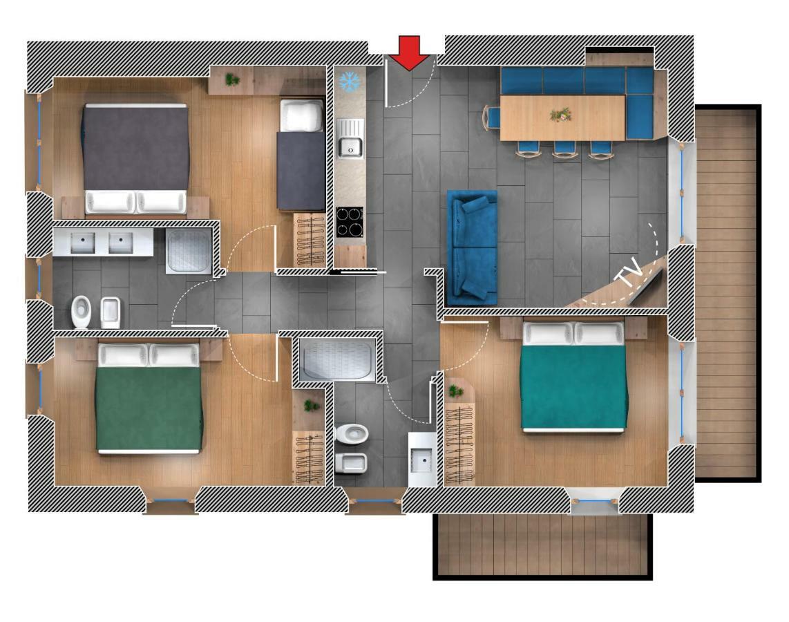 Casa Giusto Appartement Livigno Buitenkant foto